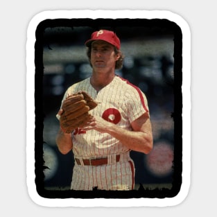 Steve Carlton - Pilling in Philadelphia Phillies Sticker